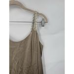 Jessica McClintock Gunne Sax Maxi Gown Dress Women 14 Brown Satin Formal Prom Photo 8