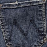 Mother High Waisted Looker Ankle Fray GUC $228 Size 27 J1544 Blue Photo 5