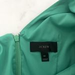 J.Crew  sheath dress with tulle hem Sz 00 Kelly green lady like Modest Retro Photo 2