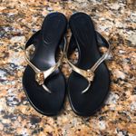 Alexander McQueen  Metallic Gold Skull Sand… Photo 1