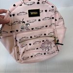 Betsey Johnson Pink Black Rhinestone Backpack Women’s Bee Bag Photo 12