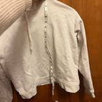 Everlane White Basic Everyday Classic Long Sleeved Pullover Hoodie Photo 2