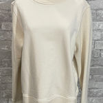 COS  Cream Mix Media Textured Sweatshirt Photo 0