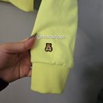 Teddy Fresh  Highlighter Yellow Cropped Hoodie Photo 3