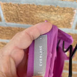 Everlane  Magenta Japanese GoWeave Picnic Button Front Dress size 4 Photo 9