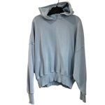 Aerie  Light Blue Oversized Hoodie Ribbed Cuffs Cozy Pullover Sweatshirt XL Photo 1