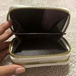 None White Floral Initial Wallet Photo 1