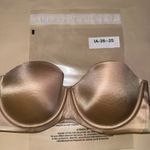 SOM Vanishing Strapless Bra Beige 34B Underwire Padded Seamless Tan Size undefined Photo 7