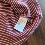 American Eagle  100% Cotton Red and White Stripe Long Sleeve Mini Dress Photo 5