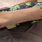 American Leather Shoulder Floral Bag Yellow Photo 12