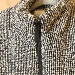 Chico's Chico’s Menswear Wool Blend Print Puffer Jacket White Black Size 1 Photo 2