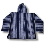 Baja Sweater Size Small Baja Hoodie Mexico Mexican Style Knit Sweatshirt W/ Flaw Multiple Photo 3