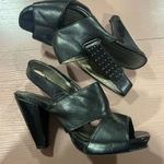 Kenneth Cole  Studded Black Heels Photo 0