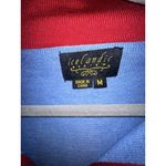 ICELANDIC DESIGN White Blue Polka Dot Nordic Ski Merino Wool Zip Jacket SZ M Size M Photo 2