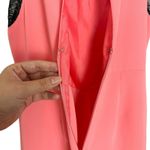 Topshop Pink Sleeveless Romper Keyhole Back Black Lace Trim Sz 6 NWT Boho Chic Photo 10