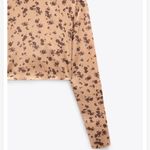 ZARA  Women Floral Print Crop Top Size Medium Photo 2