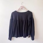 Bohme BÖHME Black Embroidered Lenah Blouse! Boho Size S Photo 3