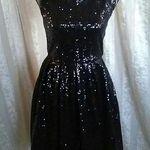 Issi  Black Sequin Party Dress Photo 0