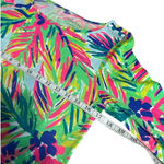 Lilly Pulitzer  Pima Cotton Shift Dress Size Small 3/4 Sleeves Tropical Vacation Photo 6