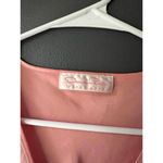 Oscar de la Renta Pink Satin Gown with Floral Embroidery Photo 1