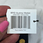 Vera Bradley Black Havana Dots RFID Accordian Clutch Wallet~New~ Photo 6