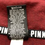 PINK - Victoria's Secret PINK Victoria’s Secret Three Quarter Zip Maroon Pullover Size Medium Photo 9