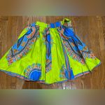 A J Skirt Colorful Women's Skater Skirt Yellow Size undefined Photo 2