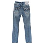 Miss Me Signature Straight Embellished Flap Pocket Jeans Photo 1