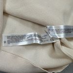 ZARA NWOT  Dress S Womens Knit Sweater Long Sleeve Beige Sheer Yoke A-Line Mini Photo 6