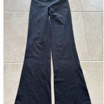 Aeropostale Pants Women Size XS Black Flared High Rise Gym Active Sporty Workout Photo 2