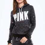PINK - Victoria's Secret  Rhinestone Black/Gray Camo Hoodie Size Small Photo 3