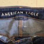 American Eagle  Outfitters Women's High Rise Distressed Jeans Jeggings- Dark Blue Photo 2