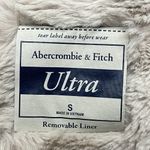 Abercrombie & Fitch Liner Size Small Ultra Warmer Faux Fur Spring Vest Academia Photo 3