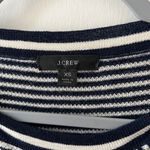 J.Crew Blue & White Striped Nautical 100% Wool Long Sleeve Crewneck Top XSMALL Photo 5