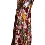 Anthropologie Love The Label Elsa Tiered Frill Maxi Dress in Savannah Women’s Size Medium Photo 7