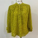 Pilcro Anthropologie The Sidney Yellow Floral Batwing Blouse Size SMALL NWOT Photo 1
