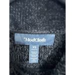 Modcloth  Sweater Womens Size XS Deck The Halls With Glitz Mock Neck Pullover Top Photo 4