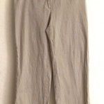 Anne Klein Ann Kline seersucker wide leg pinstripe pants 8 Photo 0