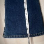 Newbury Kustom  Womens Dark Blue Jeans M Mid Rise Flare Stretch Wash Pull On Photo 12