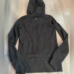 Lululemon Scuba Zip Up Hoodie Gray and Lime Green ~ Size 6 Photo 6
