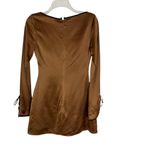 House Of CB Sakina Copper Satin Mini Dress Size XS Photo 8
