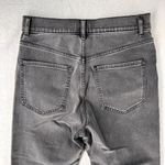 EXPRESS Slim Super High Rise Womens Jeans Size 8 Gray Denim Stretch Embellished Photo 6