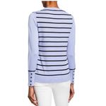 Karl Lagerfeld NWT  Paris Striped Crewneck Sweater Photo 3