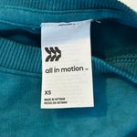 All In Motion Women's Loose Tie-Dye Crewneck Pullover Sweatshirt Teal green Xsmall Photo 6