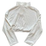 Tinsel Town Cropped Sweatshirt Women’s  XS 4 Snap Collar Drawstring Adjustable Photo 1