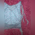 Lush Clothing New LUSH 90s Frill Detail Mesh Lined Blue Pink Feminine Mini Rose Tank Top LG Photo 3