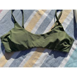 Aerie , Green Bikini Top, Size Small Photo 4