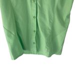 Reel Legends  Women's Size Small Neon Green Sleeveless Fishing Button Shirt‎ Photo 2