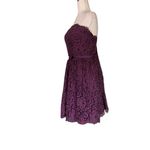 Christina Wu Lace Strapless Formal Dress Purple Size 12 Photo 10