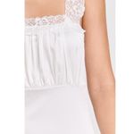 LIONESS Vintage Ballerina Porcelain White Lace Trim Sleeveless Maxi Dress Size M Photo 4